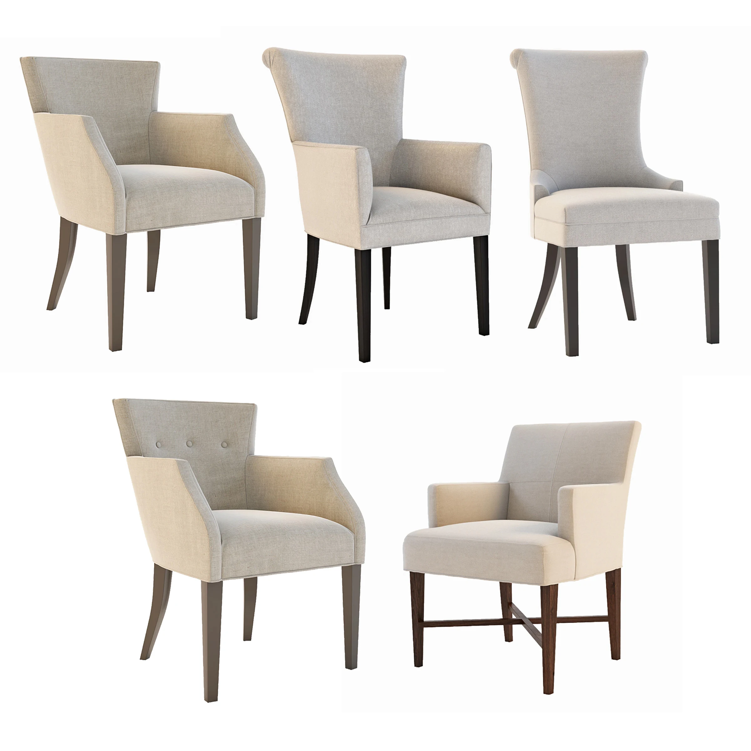 Bolier Chair Collection 02 3D Model_01